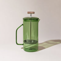 Glass French Press Glass French Press YIELD Verde