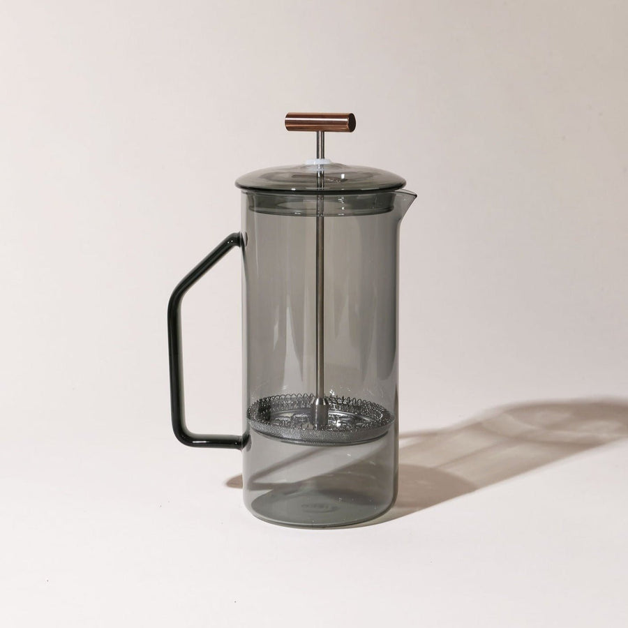 Glass French Press Glass French Press YIELD Gray