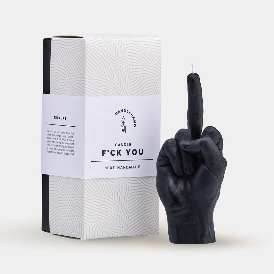 F*ck You Hand Gesture Candles CANDLEHAND   