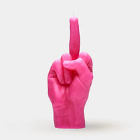F*ck You Hand Gesture Candles CANDLEHAND Pink  