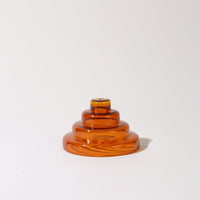 Meso Glass Incense Holder YIELD Amber  