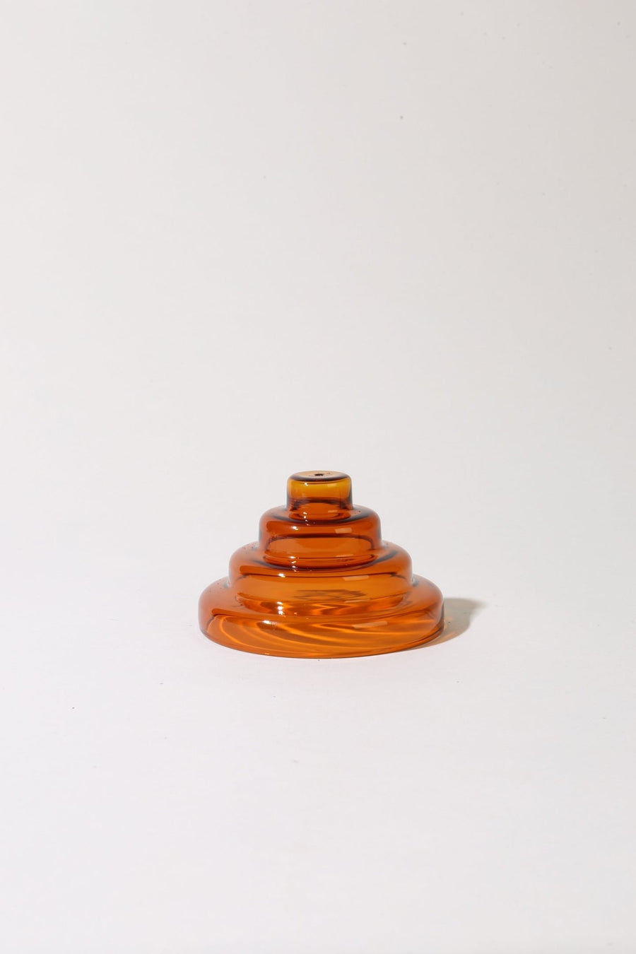 Meso Glass Incense Holder YIELD Amber  