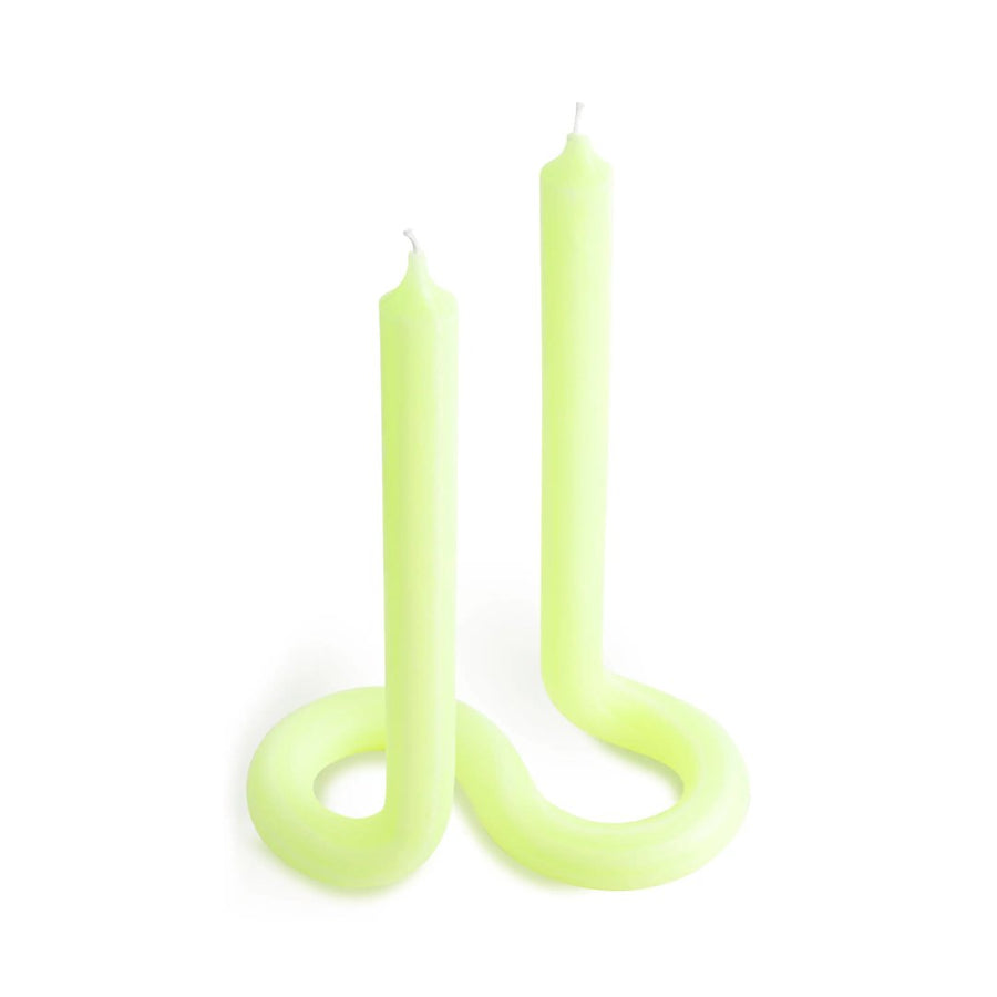 Twist Twist Candles LEX POT Neon Green  